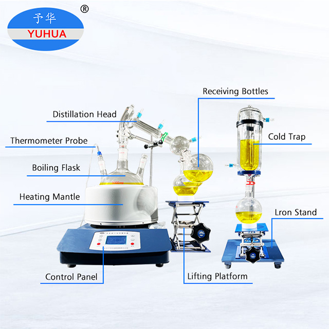Chất chưng cất đường dẫn ngắn 2L 5L