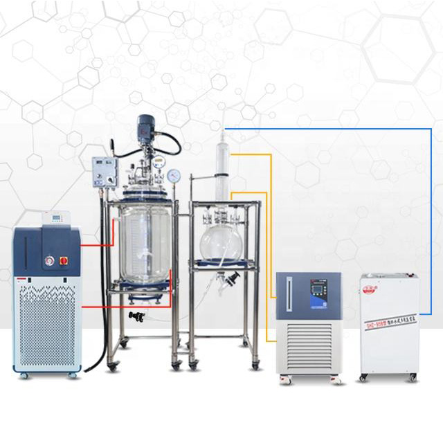 10L 20L 50L Lò lọc lọc hóa học phòng thí nghiệm Lò phản ứng kết tinh