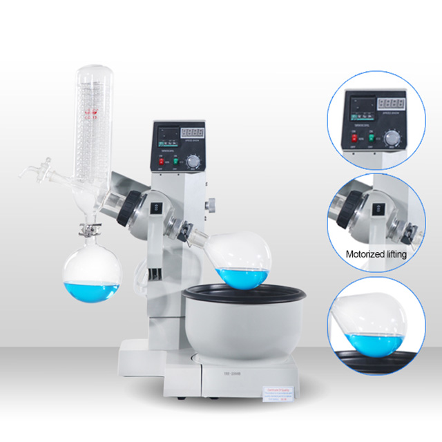 Yuhua Rotovap 2L với bình điện nâng YRE-2000B
