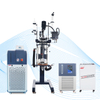 Lò phản ứng thủy tinh áo khoác nâng và xoay 10L 20L
