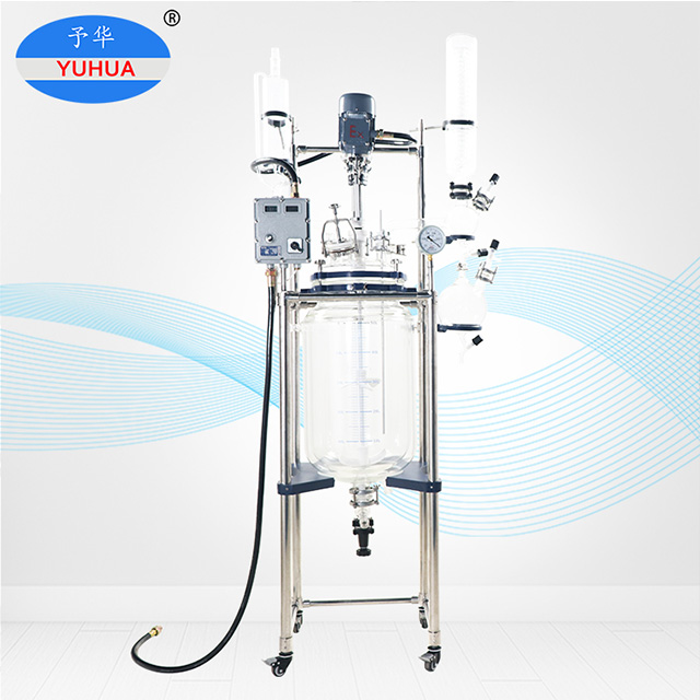 Lò phản ứng thủy tinh áo khoác chống nổ 100L 150L 200L