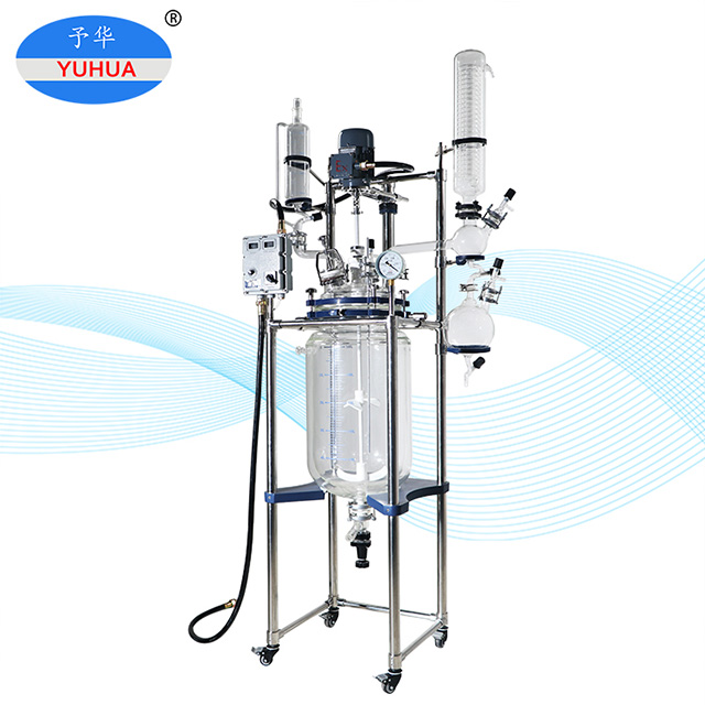 Lò phản ứng thủy tinh áo khoác chống nổ 100L 150L 200L