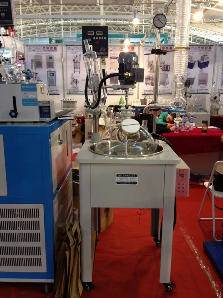 Yuhua 10L Kích thước Lò phản ứng Lò phản ứng Lò phản ứng thủy tinh lớp