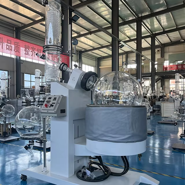R-100EX 100L LITHER Vụ nổ phòng thí nghiệm công nghiệp Rotovap Máy bay hơi quay mặt không