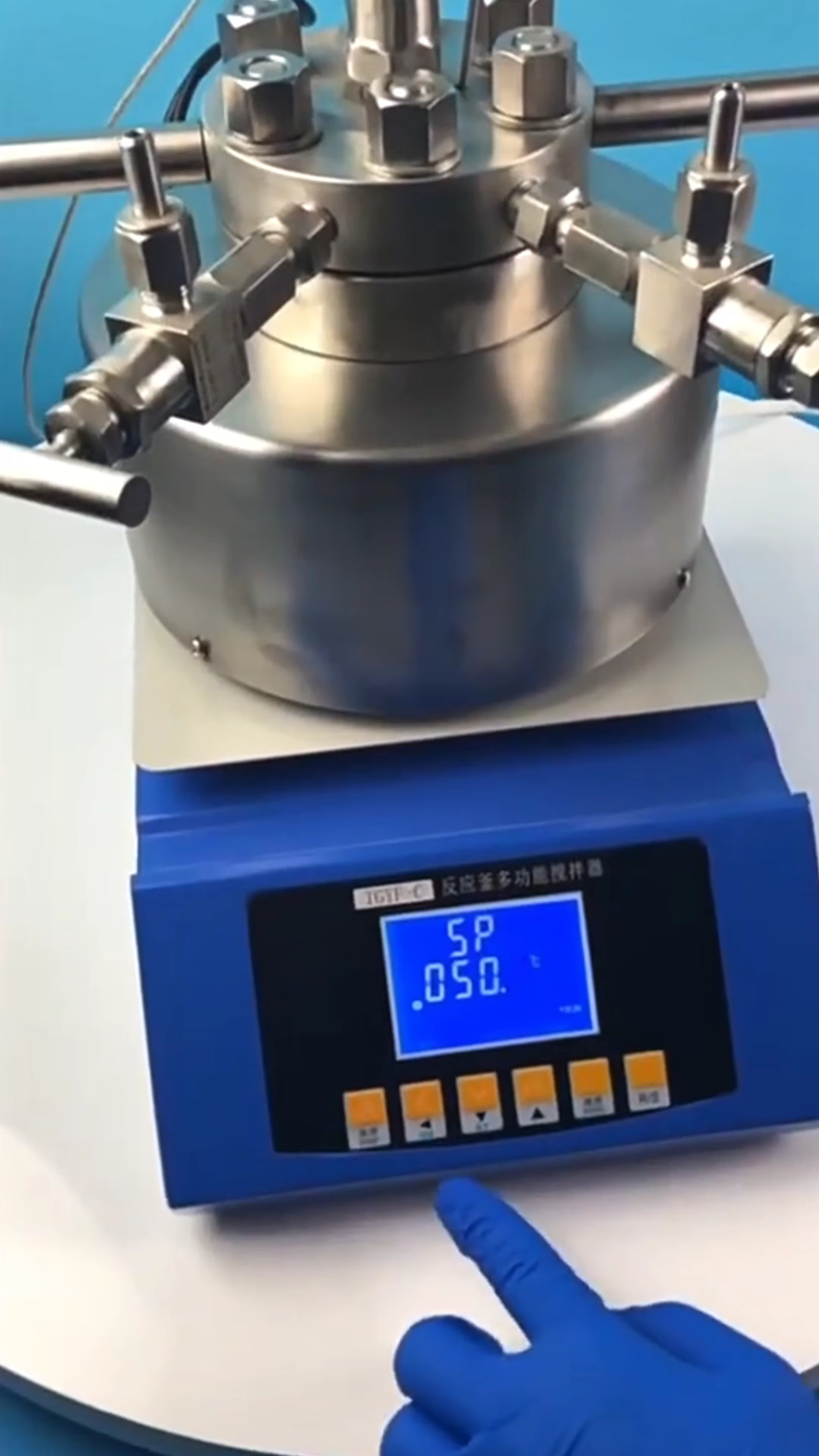 Lò lò hấp hóa hóa học Lò phản ứng điện Lò phản ứng điện cao áp suất cao với máy khuấy từ tính