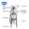 Lò phản ứng thủy tinh áo khoác chống nổ Yuhua với bể chứa 100L Glass