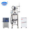 Lò phản ứng thủy tinh áo khoác chống nổ Yuhua với bể chứa 100L Glass